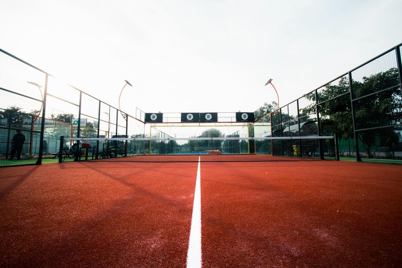 Indoor padel court at Maidan Padel Club